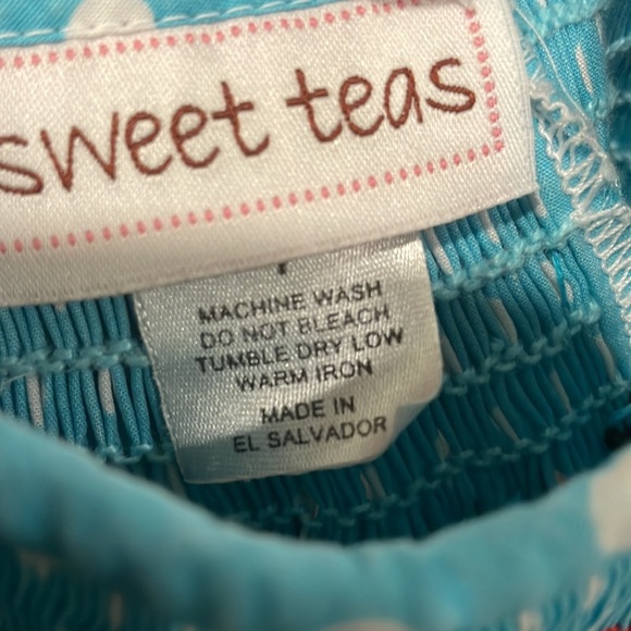 SWEET TEA Disney Minnie Mickey Polkadot Smocked Dress - Picture 6 of 8